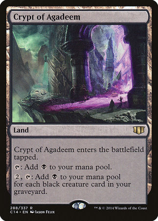 Crypt of Agadeem [Commander 2014] | Exor Games Truro