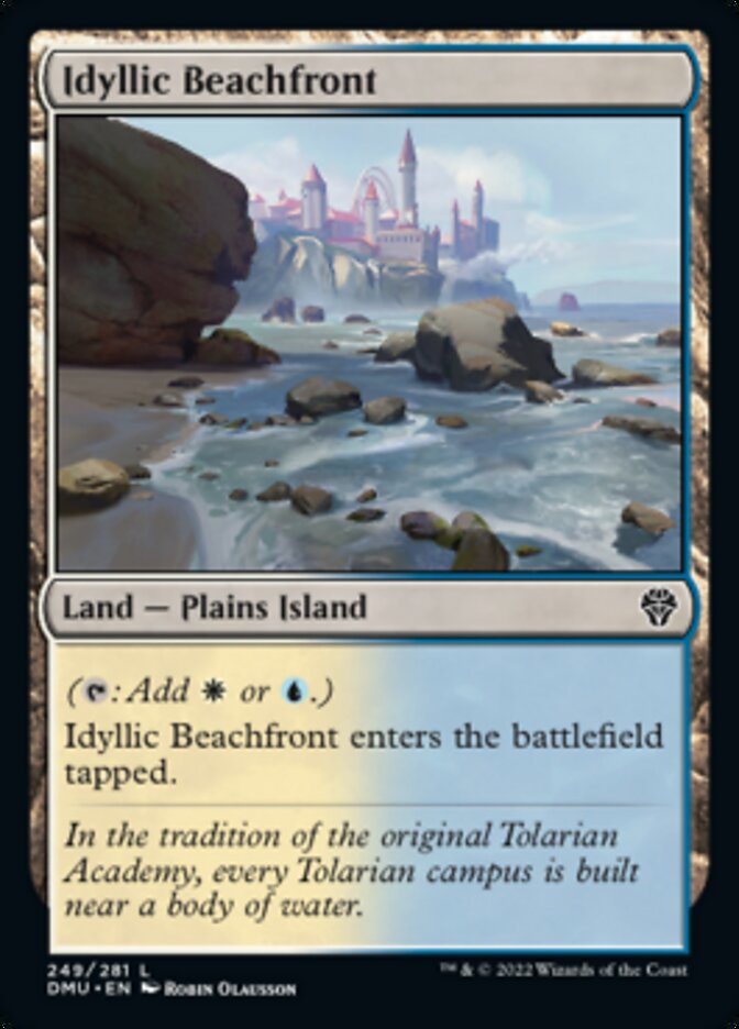 Idyllic Beachfront [Dominaria United] | Exor Games Truro