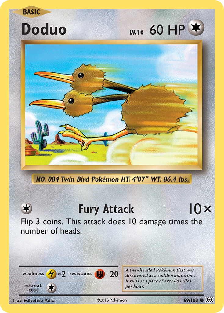 Doduo (69/108) [XY: Evolutions] | Exor Games Truro
