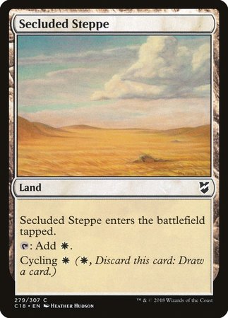 Secluded Steppe [Commander 2018] | Exor Games Truro