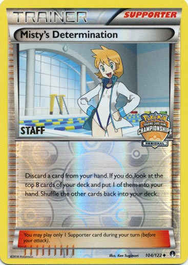 Misty's Determination (104/122) (Regional Championship Promo Staff) [XY: BREAKpoint] | Exor Games Truro