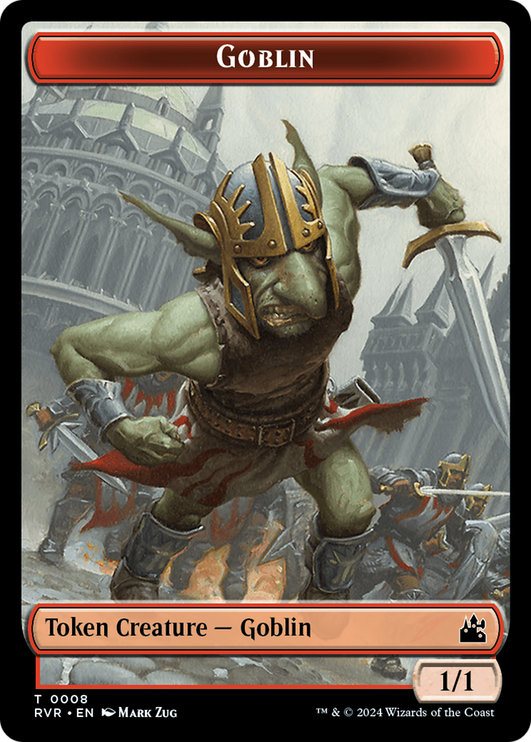 Goblin (0008) // Sphinx Double-Sided Token [Ravnica Remastered Tokens] | Exor Games Truro