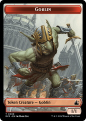 Goblin (0008) // Voja Double-Sided Token [Ravnica Remastered Tokens] | Exor Games Truro
