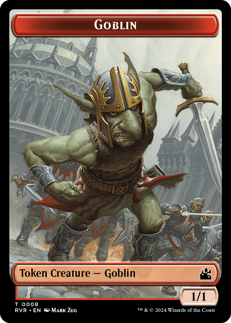 Goblin (0008) // Bird Illusion Double-Sided Token [Ravnica Remastered Tokens] | Exor Games Truro