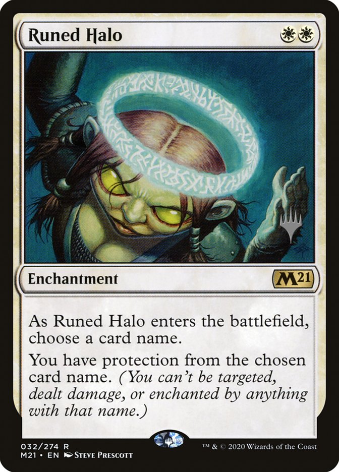 Runed Halo (Promo Pack) [Core Set 2021 Promos] | Exor Games Truro