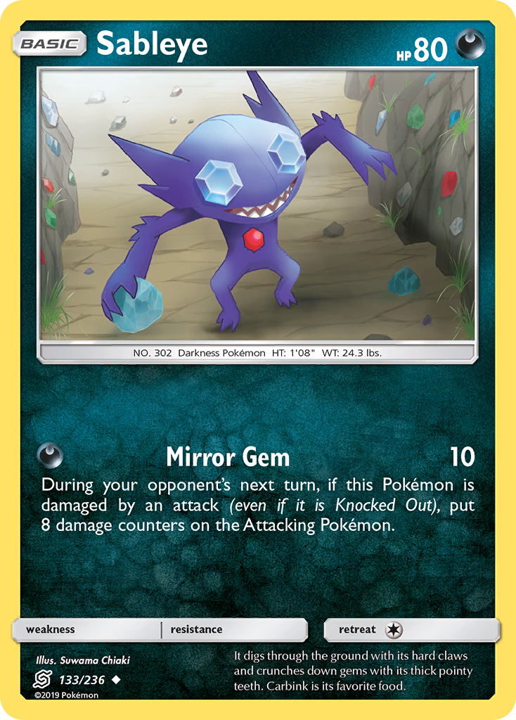 Sableye (133/236) [Sun & Moon: Unified Minds] | Exor Games Truro