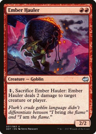 Ember Hauler [Duel Decks: Merfolk vs. Goblins] | Exor Games Truro