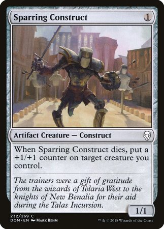 Sparring Construct [Dominaria] | Exor Games Truro