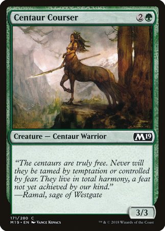 Centaur Courser [Core Set 2019] | Exor Games Truro