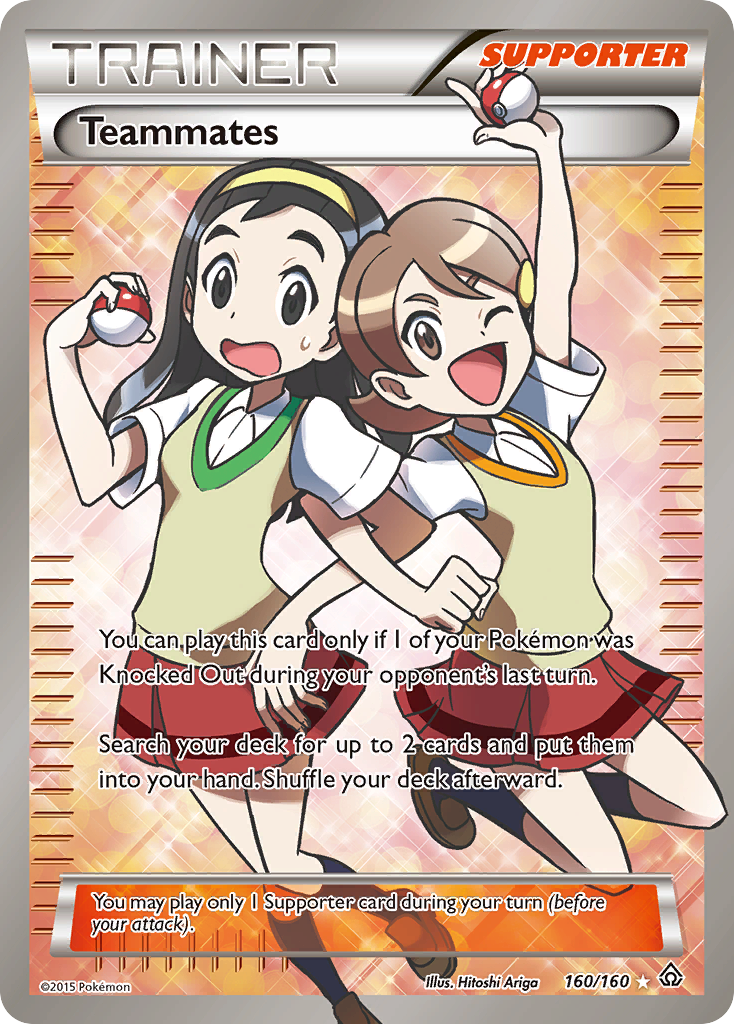 Teammates (160/160) [XY: Primal Clash] | Exor Games Truro