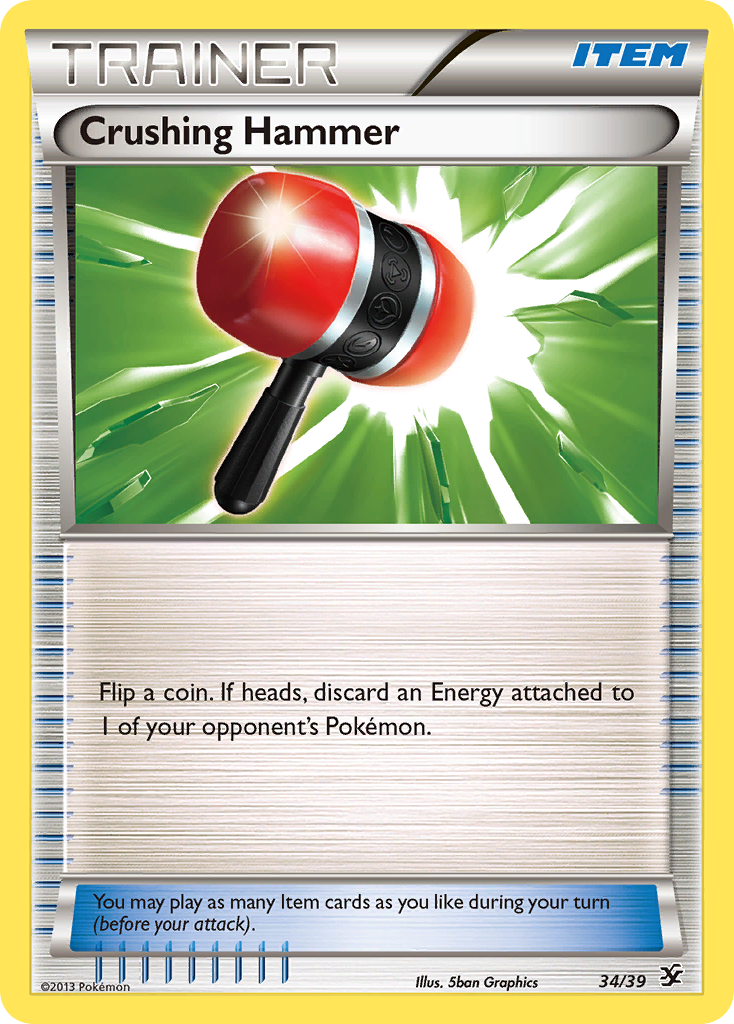 Crushing Hammer (34/39) [XY: Kalos Starter Set] | Exor Games Truro