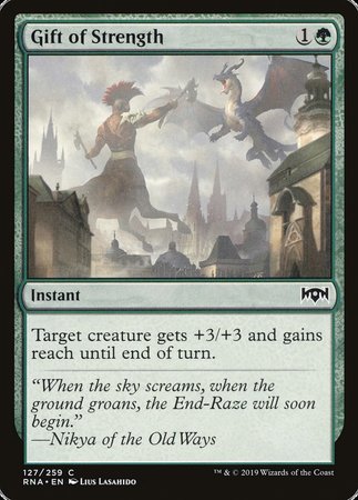 Gift of Strength [Ravnica Allegiance] | Exor Games Truro