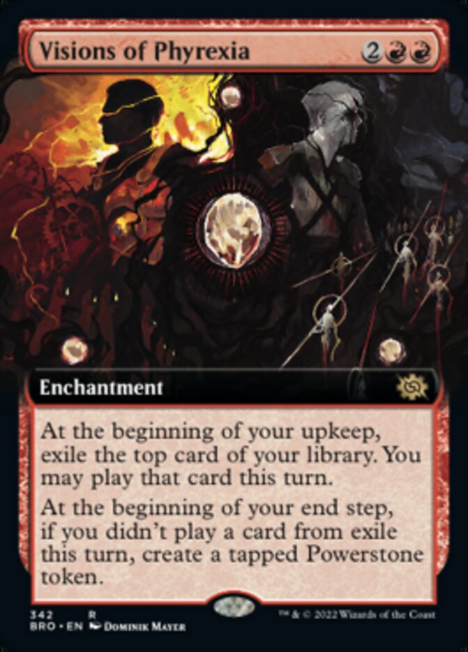 Visions of Phyrexia (Extended Art) [The Brothers' War] | Exor Games Truro