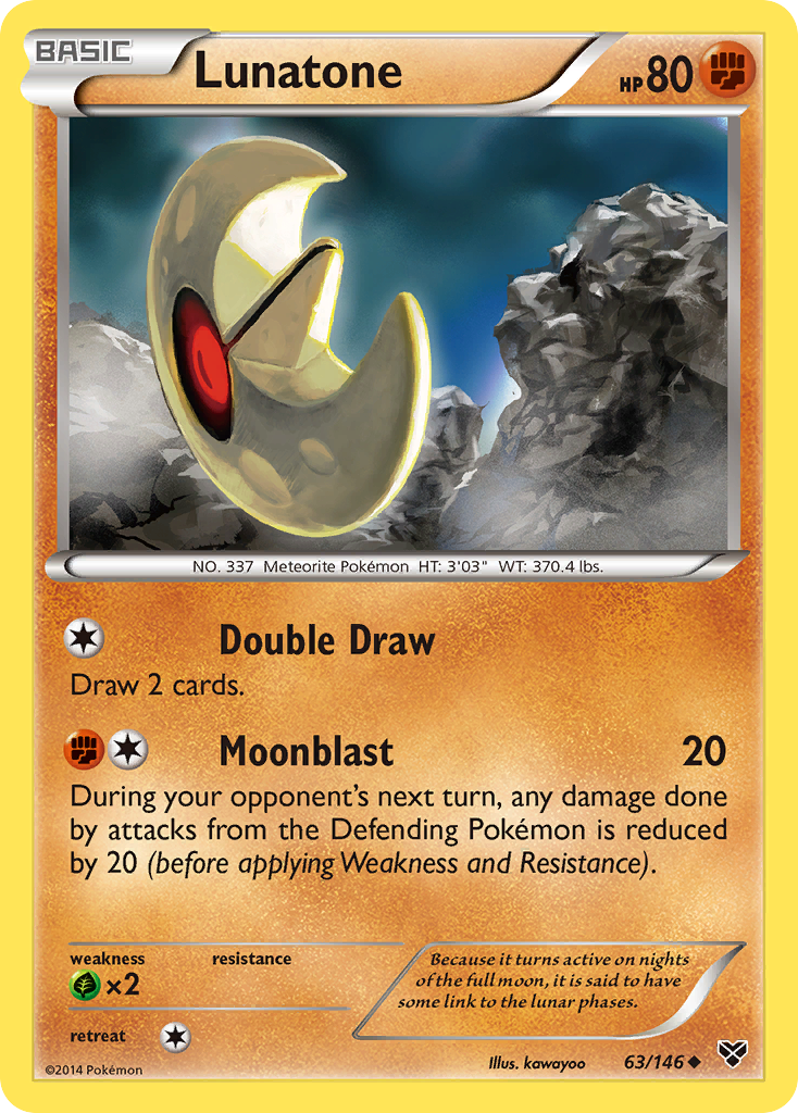 Lunatone (63/146) [XY: Base Set] | Exor Games Truro