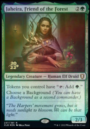 Jaheira, Friend of the Forest [Commander Legends: Battle for Baldur's Gate Prerelease Promos] | Exor Games Truro