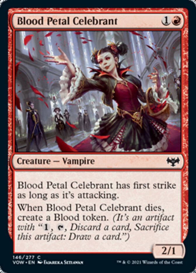 Blood Petal Celebrant [Innistrad: Crimson Vow] | Exor Games Truro