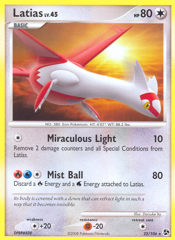 Latias (22/106) [Diamond & Pearl: Great Encounters] | Exor Games Truro