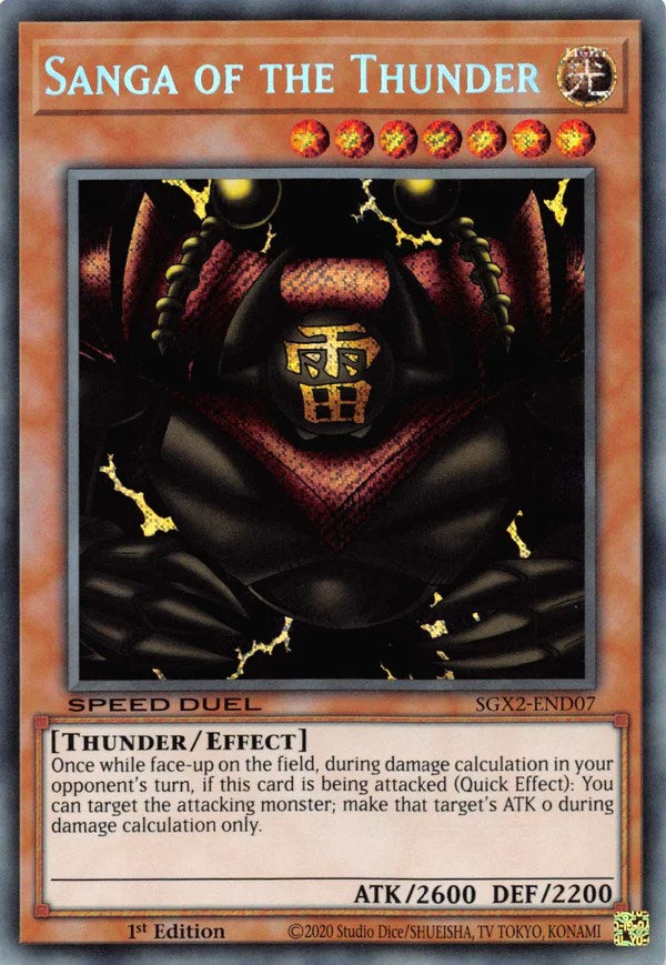 Sanga of the Thunder [SGX2-END07] Secret Rare | Exor Games Truro