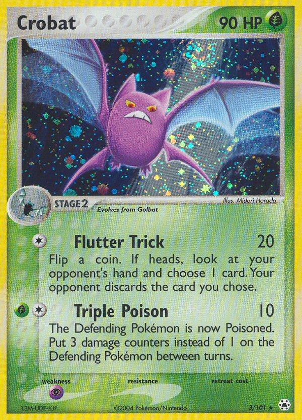 Crobat (3/101) [EX: Hidden Legends] | Exor Games Truro