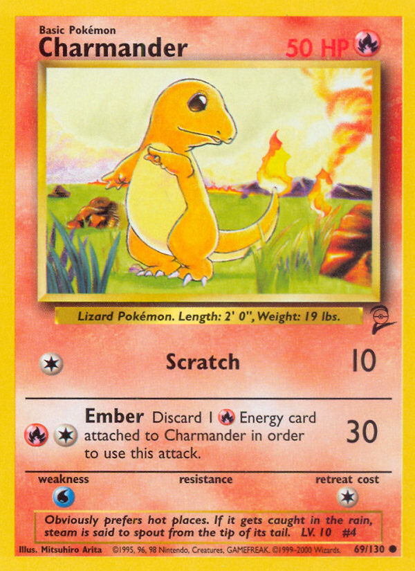 Charmander (69/130) [Base Set 2] | Exor Games Truro