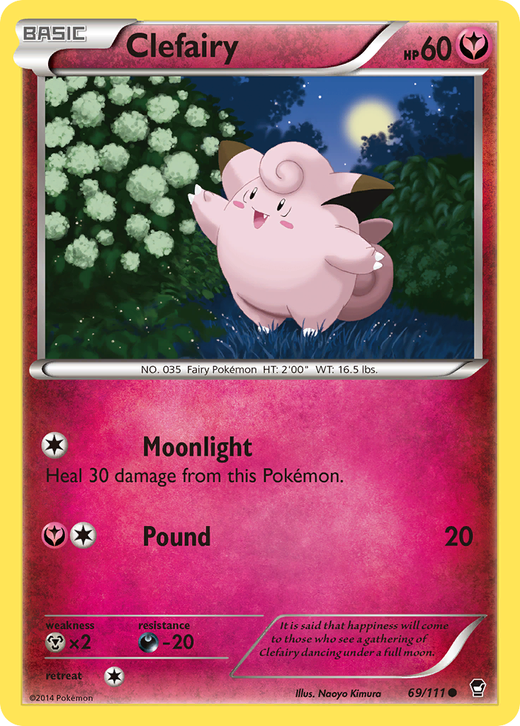 Clefairy (69/111) [XY: Furious Fists] | Exor Games Truro