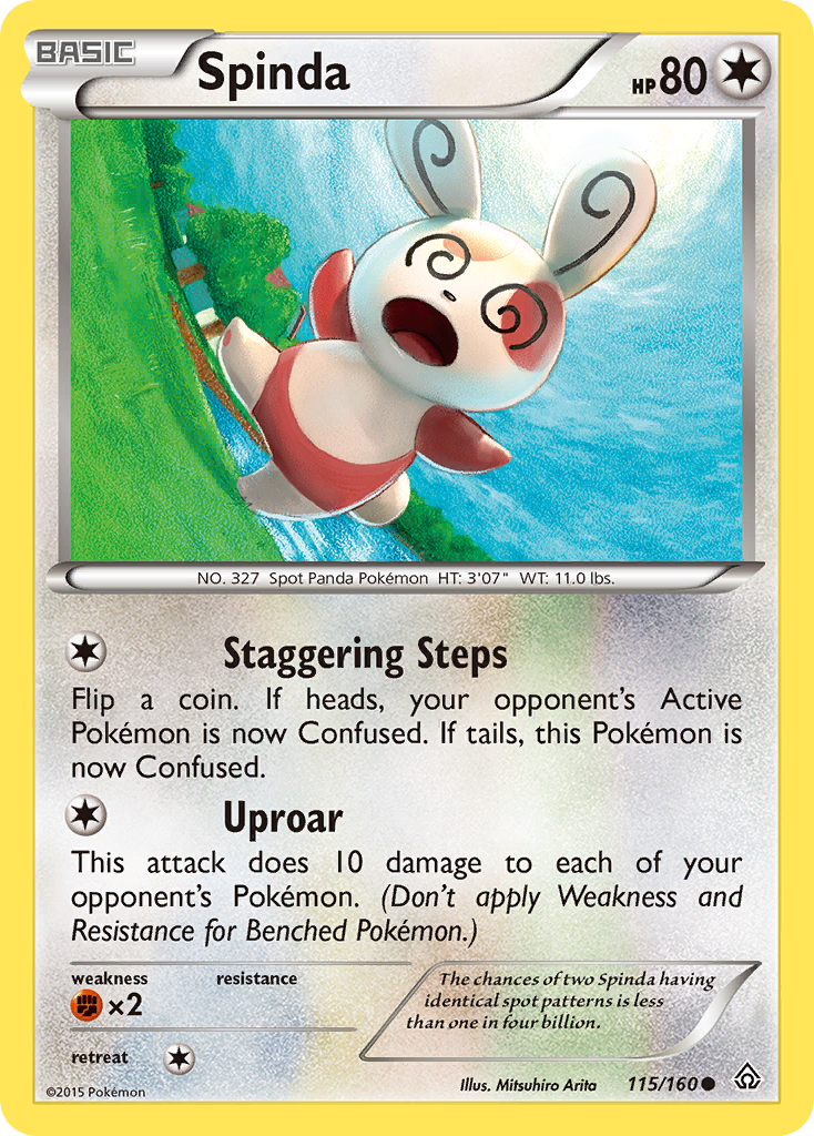 Spinda (115/160) [XY: Primal Clash] | Exor Games Truro