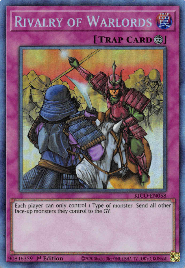 Rivalry of Warlords (Collector's Rare) [KICO-EN058] Collector's Rare | Exor Games Truro