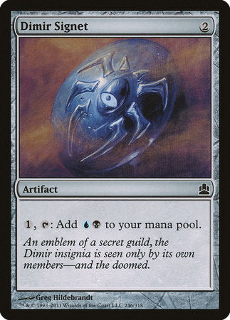 Dimir Signet [Commander 2011] | Exor Games Truro