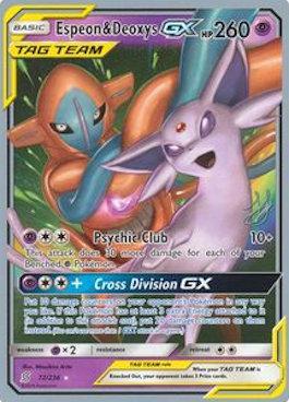 Espeon & Deoxys GX (72/236) (Perfection - Henry Brand) [World Championships 2019] | Exor Games Truro