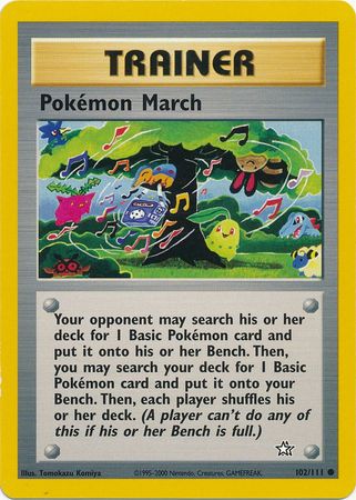 Pokemon March (102/111) [Neo Genesis Unlimited] | Exor Games Truro