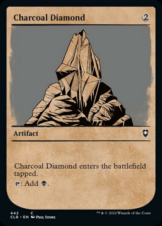 Charcoal Diamond (Showcase) [Commander Legends: Battle for Baldur's Gate] | Exor Games Truro