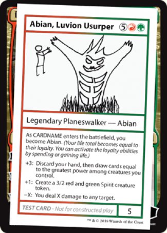 Abian, Luvion Usurper (2021 Edition) [Mystery Booster Playtest Cards] | Exor Games Truro
