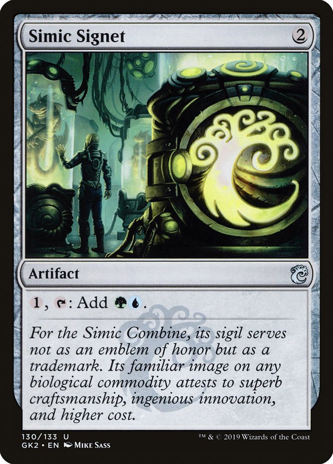 Simic Signet [Ravnica Allegiance Guild Kit] | Exor Games Truro