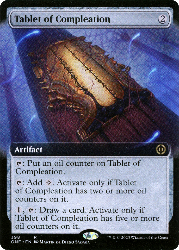 Tablet of Compleation (Extended Art) [Phyrexia: All Will Be One] | Exor Games Truro