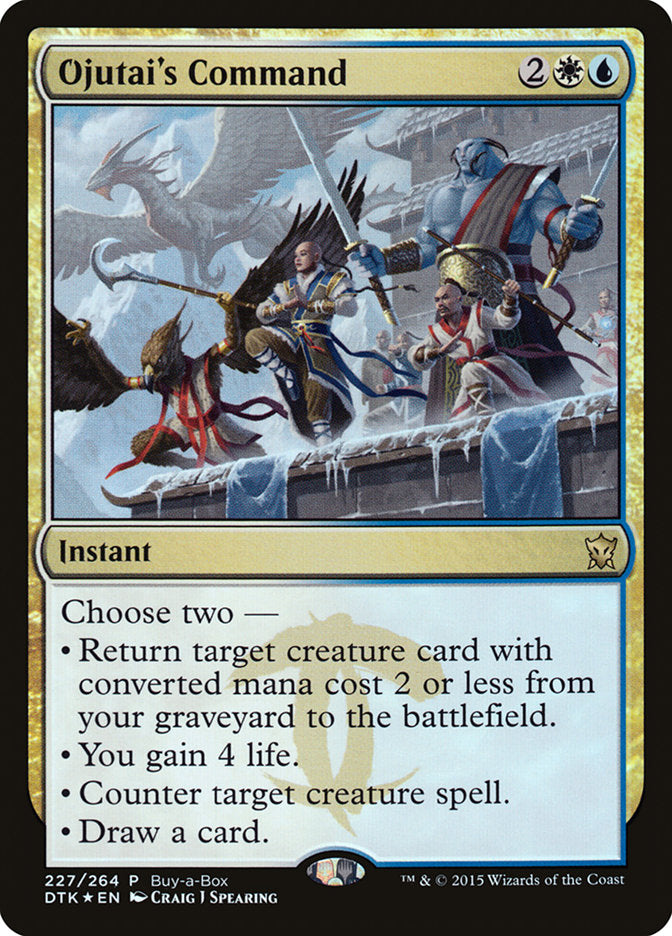 Ojutai's Command (Buy-A-Box) [Dragons of Tarkir Promos] | Exor Games Truro