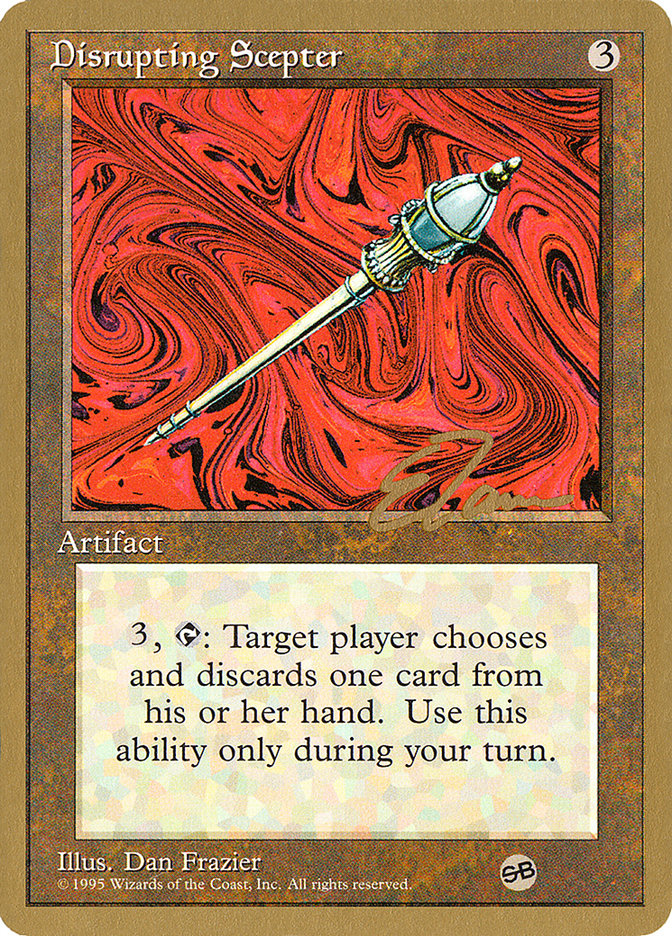 Disrupting Scepter (Eric Tam) (SB) [Pro Tour Collector Set] | Exor Games Truro