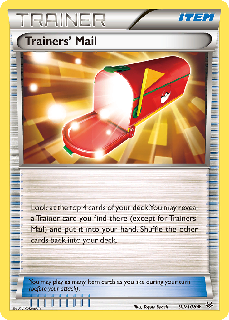 Trainers' Mail (92/108) [XY: Roaring Skies] | Exor Games Truro