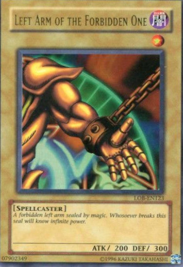 Left Arm of the Forbidden One [LOB-EN123] Ultra Rare | Exor Games Truro