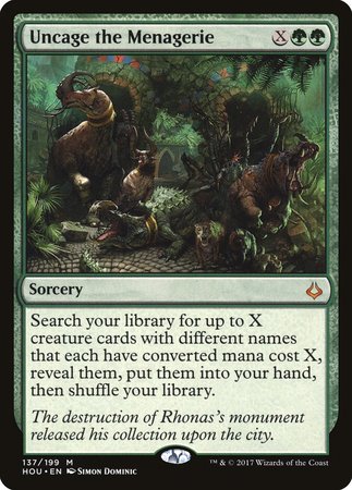 Uncage the Menagerie [Hour of Devastation] | Exor Games Truro