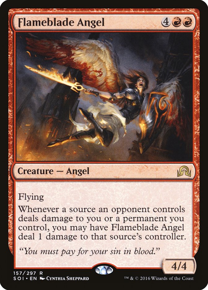 Flameblade Angel [Shadows over Innistrad] | Exor Games Truro