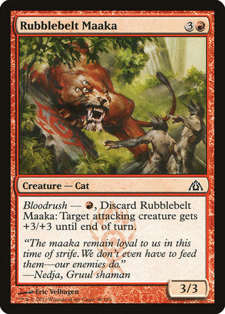 Rubblebelt Maaka [Dragon's Maze] | Exor Games Truro