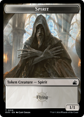 Spirit (0018) // Centaur Double-Sided Token [Ravnica Remastered Tokens] | Exor Games Truro