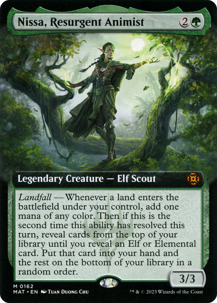 Nissa, Resurgent Animist (Extended Art) [March of the Machine: The Aftermath] | Exor Games Truro