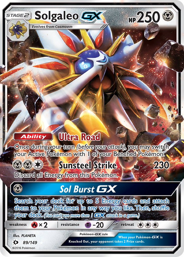 Solgaleo GX (89/149) [Sun & Moon: Base Set] | Exor Games Truro