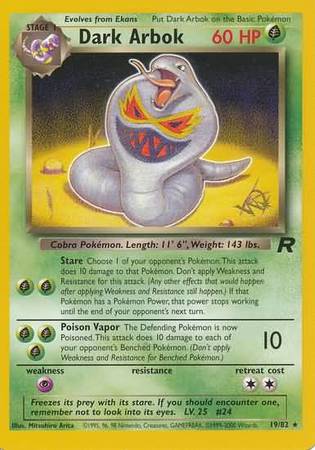 Dark Arbok (19/82) (W Stamped Promo) [Team Rocket Unlimited] | Exor Games Truro