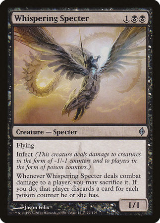 Whispering Specter [New Phyrexia] | Exor Games Truro