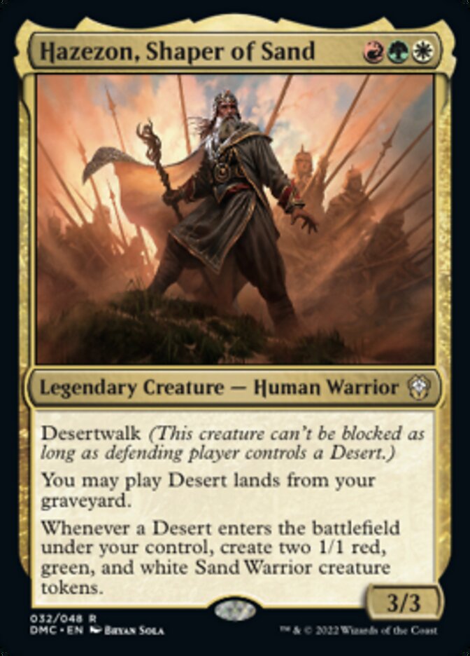 Hazezon, Shaper of Sand [Dominaria United Commander] | Exor Games Truro