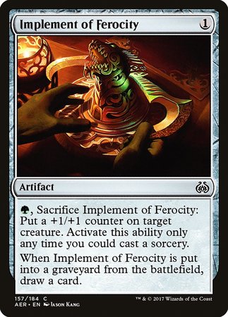 Implement of Ferocity [Aether Revolt] | Exor Games Truro