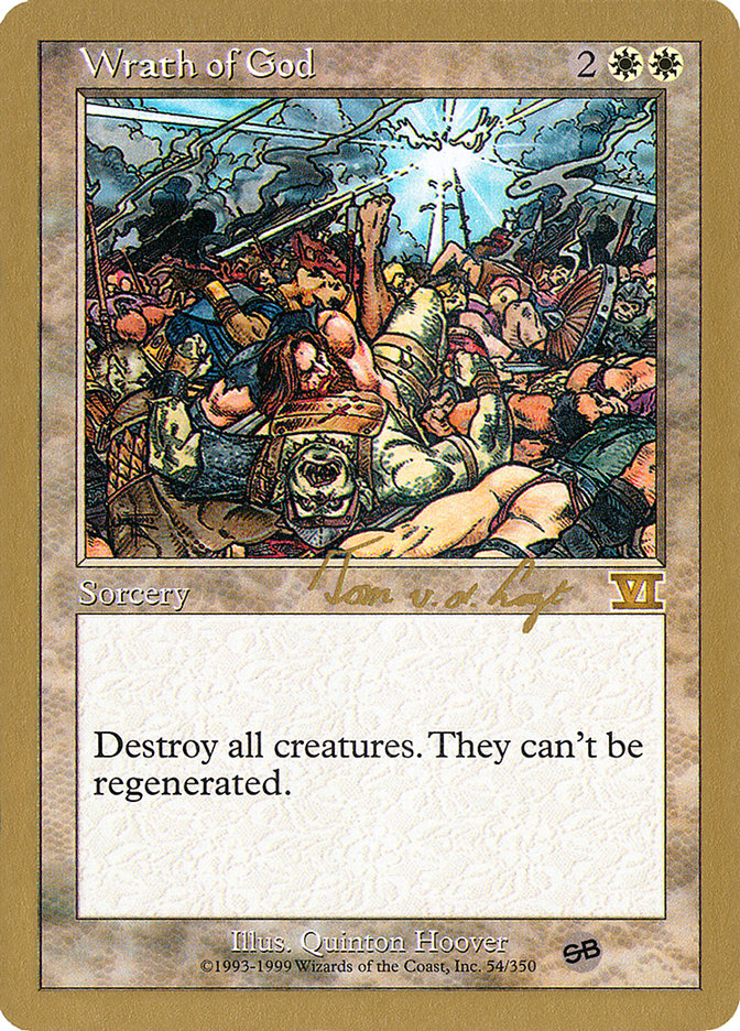 Wrath of God (Tom van de Logt) (SB) [World Championship Decks 2000] | Exor Games Truro