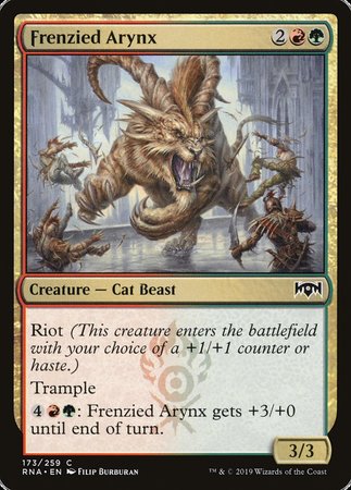 Frenzied Arynx [Ravnica Allegiance] | Exor Games Truro